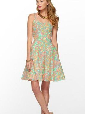 Lilly  Pulitzer Zo Dress in Make A Splash Size 10
